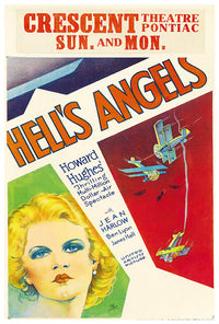 Hell's Angels - Jean Harlow - Howard Hughes - 1930 - Movie Poster 2