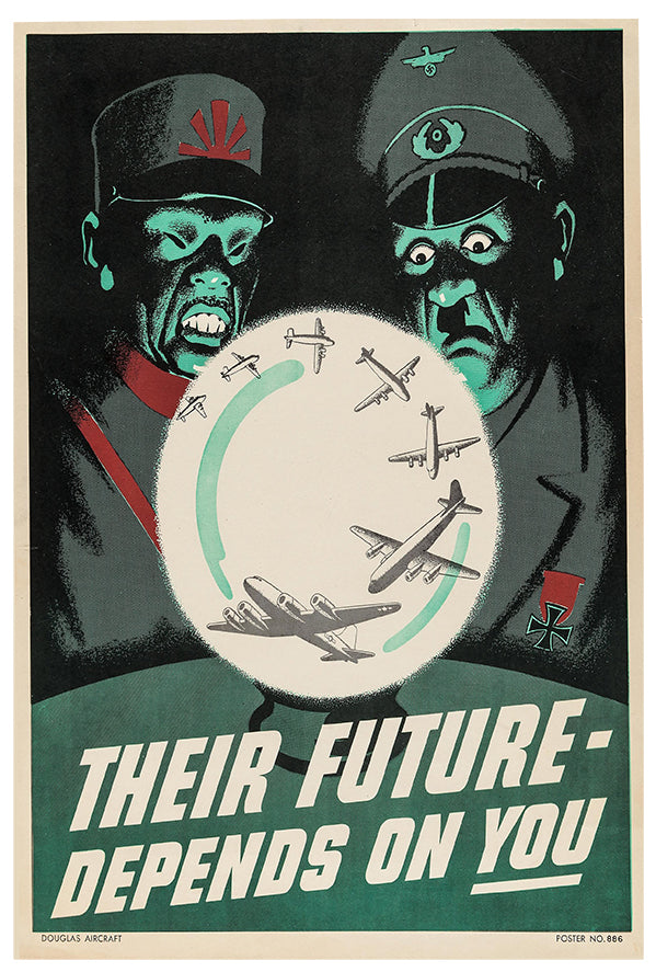 Their Future Depends on You -  WW2 Poster