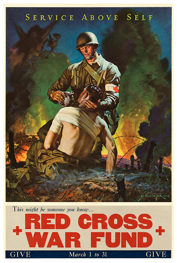 Red Cross War Fund - WW2 Poster