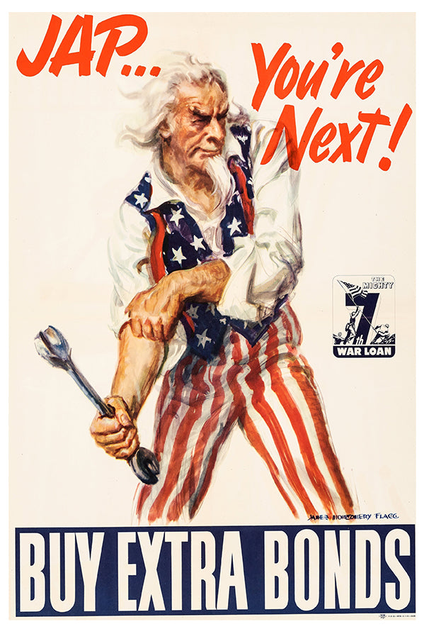 You're Next - Buy Extra War Bionds - 7th War Loan - WW2 Poster