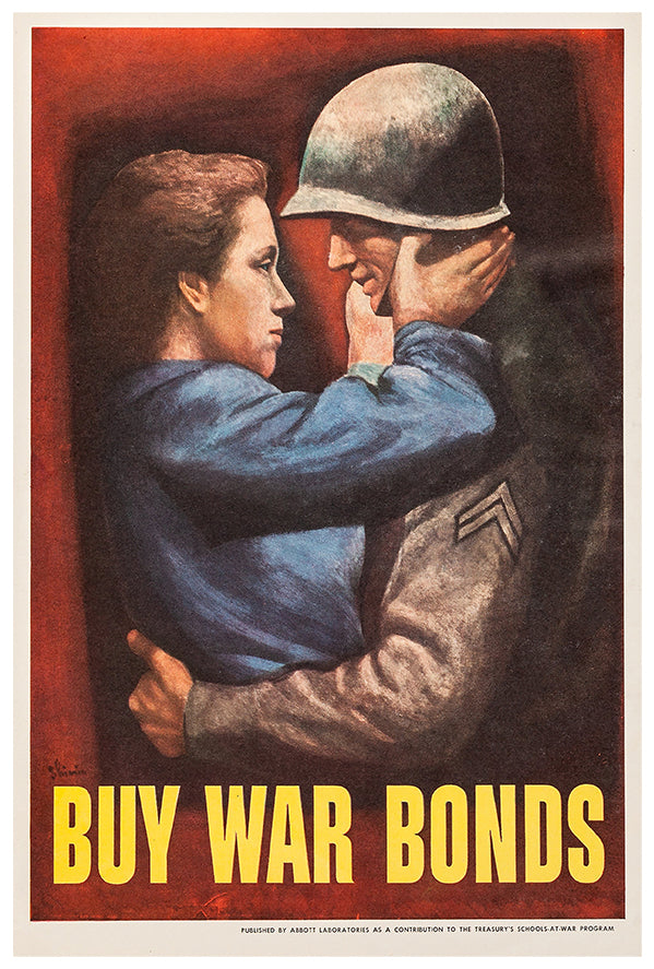 Embrace - Buy War Bonds - WW2 Poster