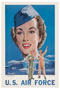 US Air Force - Woman Recruitment Poster