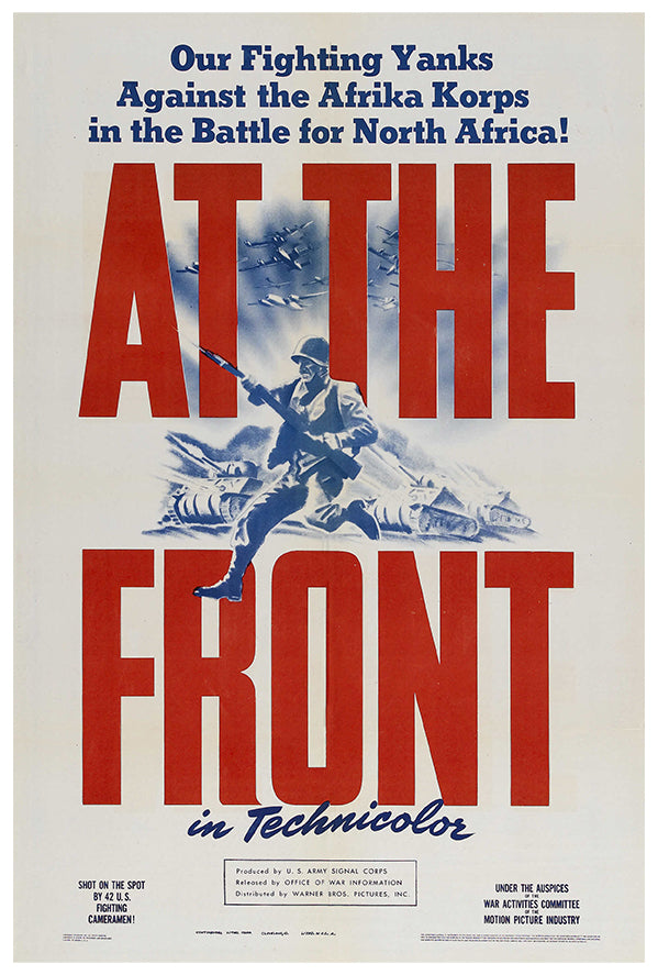 At the Front - 1943 -  - WW2 Movie Poster