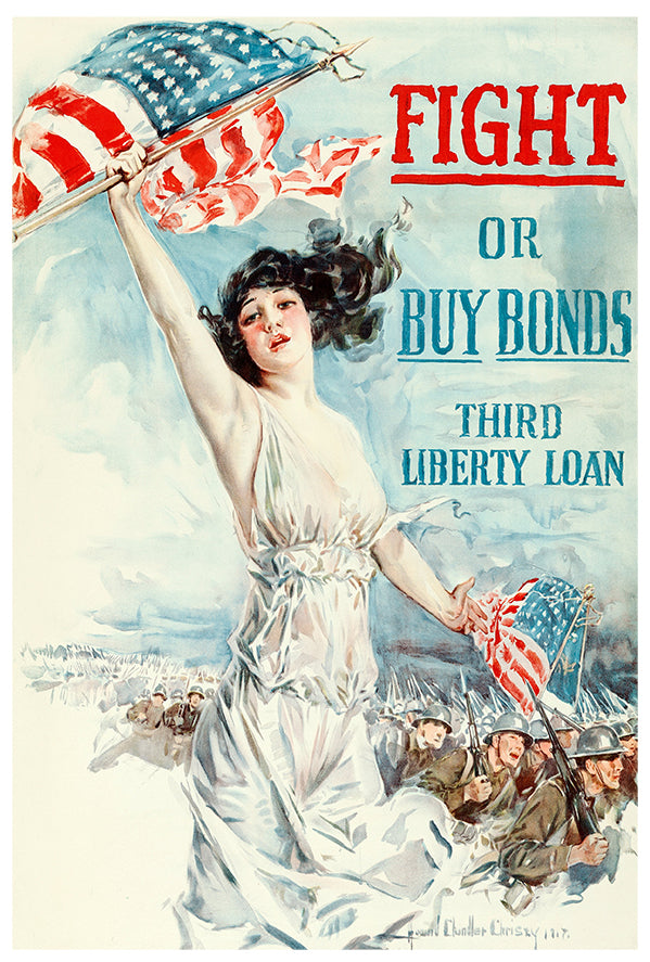 Thir Liberty Loan - War Bonds - WW1 Poster