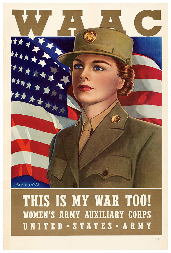 Women's Army Auxiliary Corps - WW2 Poster