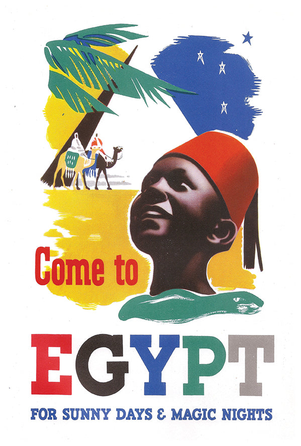 Come to Egypt - Vintage Travel Poster