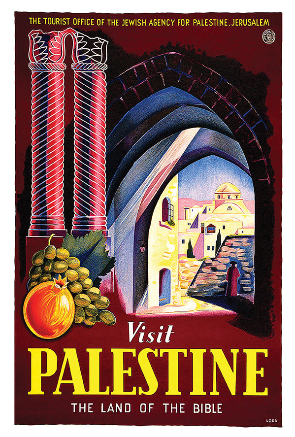 Palestine - Visit Palestine 2 - Vintage Travel Poster