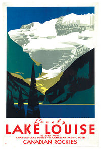 Canada - Lake Louise - Vintage Travel Poster