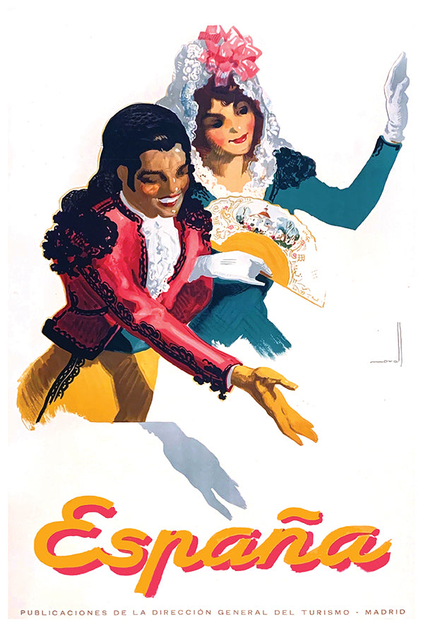 Spain - Espana 4 - Vintage Travel Poster