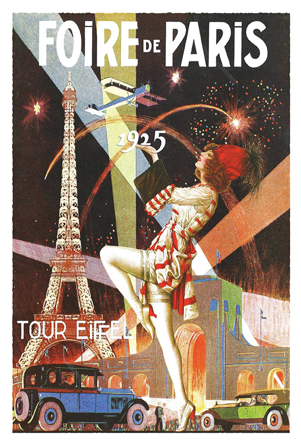 France - Paris Foire de Paris - 1925 - Vintage Travel Poster