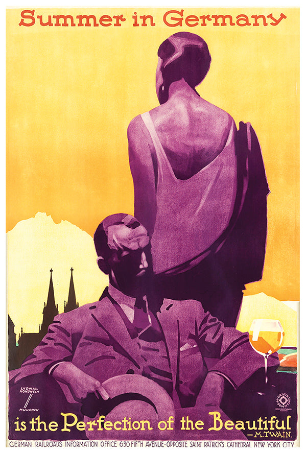 Germany - German Railroads - Vintage Travel Poster