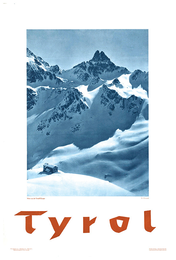 Austria - Tyrol V3 - Vintage Travel Poster