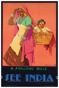 India - See India - Vintage Travel Poster