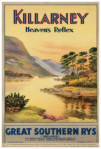 Ireland - Killarney  - Vintage Travel Poster