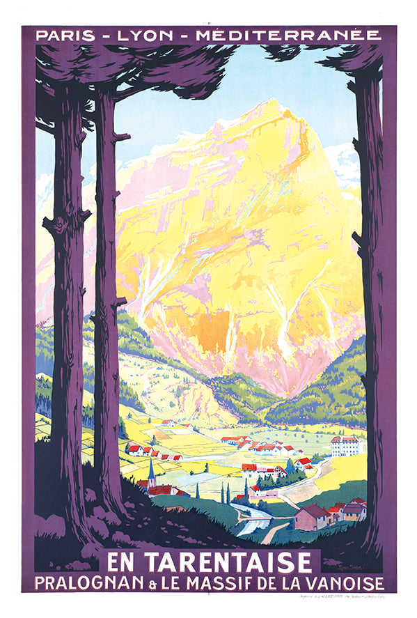 France - En Tarentaise - Vintage Travel Poster