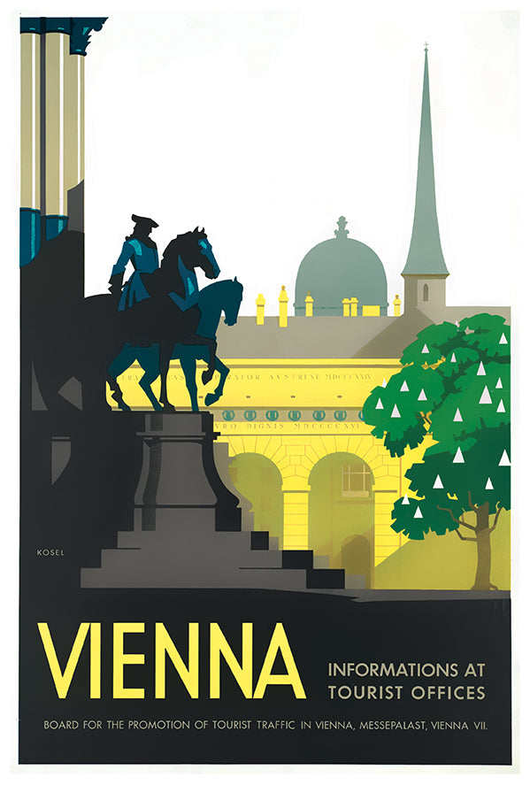 Austria - Vienna - Vintage Travel Poster