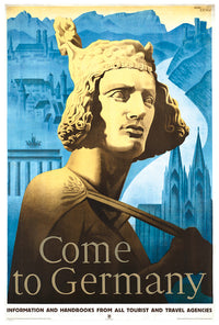 Germany - Come to Germany - Vintage Travel Poster