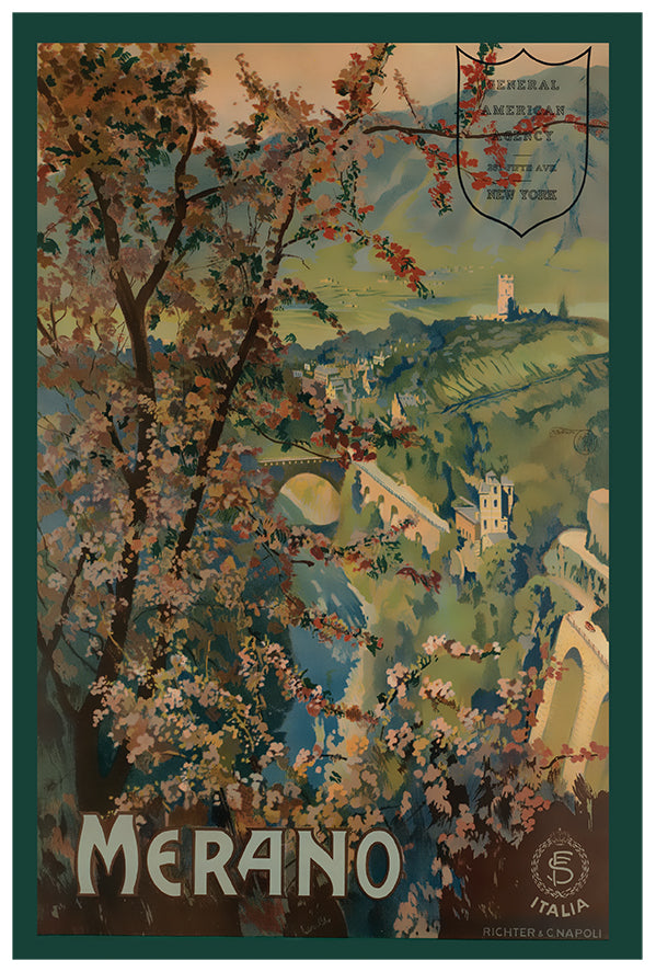 Italy - Merano - Vintage Travel Poster