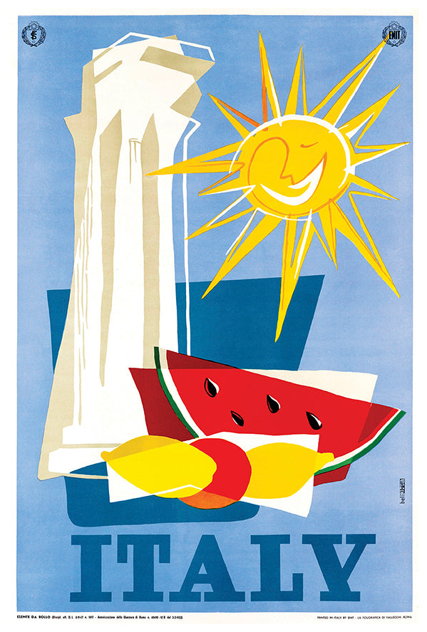 italy - Vintage Travel Poster