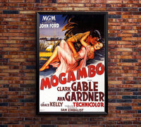 Mogambo 1953 - French – Vintage Classic Movie Poster