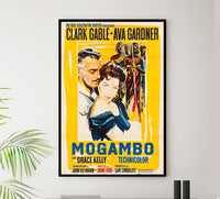 Mogambo 1953 - Italian – Vintage Classic Movie Poster