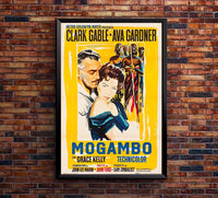 Mogambo 1953 - Italian – Vintage Classic Movie Poster