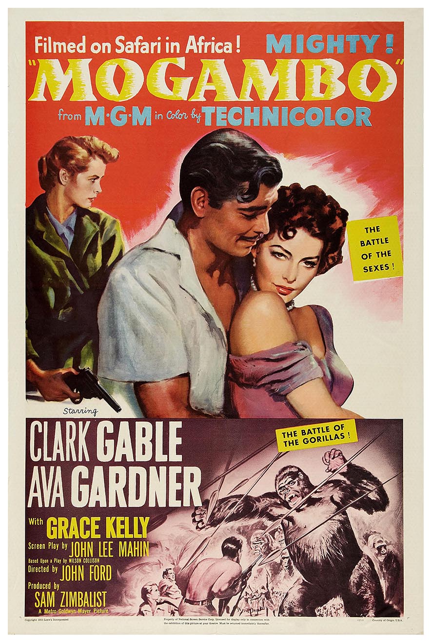 Mogambo 1953 – Vintage Classic Movie Poster – Lost Island Trading