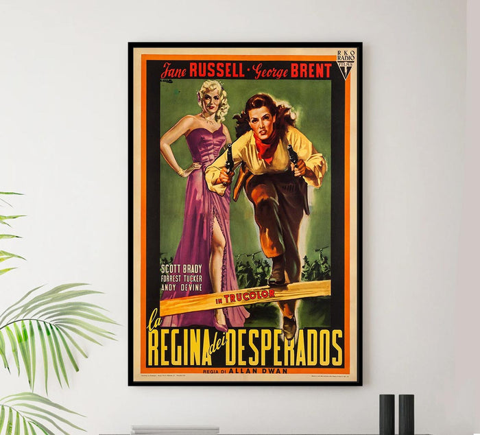Montana Belle 1952 - Italian v1 - Vintage Classic Movie Poster