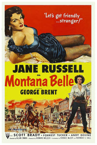 Montana Belle 1952 - Vintage Classic Movie Poster