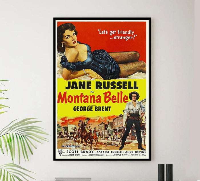 Montana Belle 1952 - Vintage Classic Movie Poster