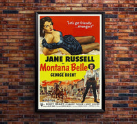 Montana Belle 1952 - Vintage Classic Movie Poster