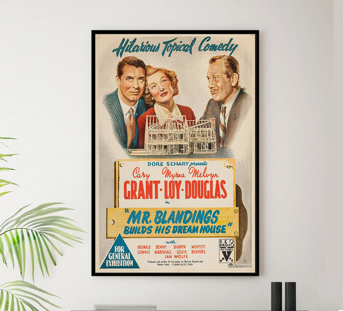 Mr. Blandings Builds His Dream House 1948 - Cary Grant - Australia - Classic Movie Poster