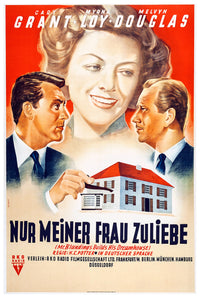 Mr. Blandings Builds His Dream House 1948 - Cary Grant - Germany - Classic Movie Poster