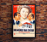 Mr. Blandings Builds His Dream House 1948 - Cary Grant - Germany - Classic Movie Poster