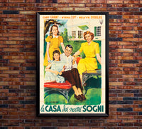 Mr. Blandings Builds His Dream House 1948 - Cary Grant - Italy(2) - Classic Movie Poster