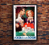 Mr. Blandings Builds His Dream House 1948 - Cary Grant - Italy - Classic Movie Poster