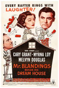Mr. Blandings Builds His Dream House 1948 - Cary Grant - US(2) - Classic Movie Poster
