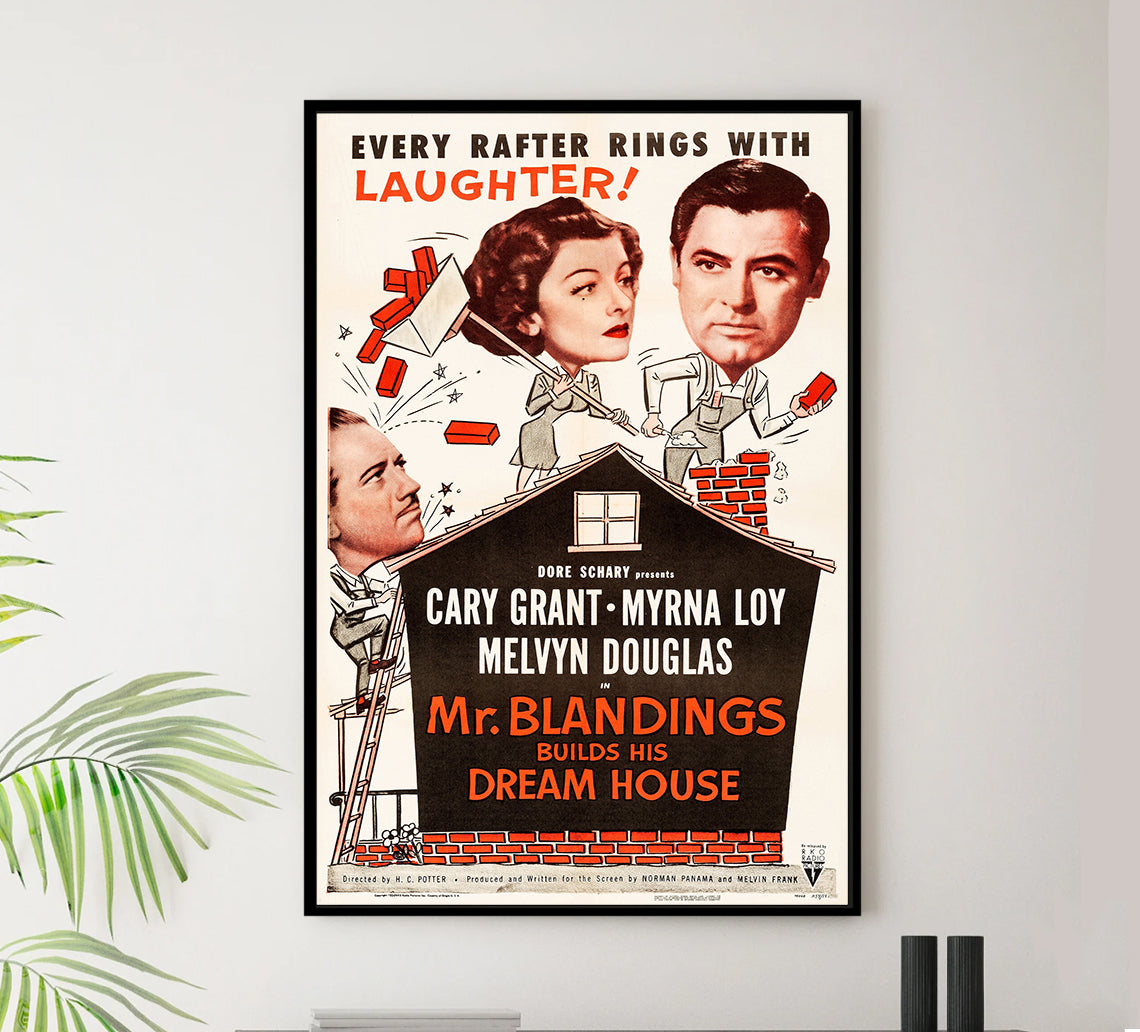 Mr. Blandings Builds His Dream House 1948 - Cary Grant - US(2) - Classic Movie Poster