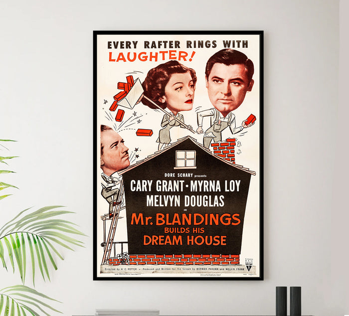 Mr. Blandings Builds His Dream House 1948 - Cary Grant - US(2) - Classic Movie Poster