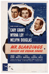 Mr. Blandings Builds His Dream House 1948 - Cary Grant - US - Classic Movie Poster