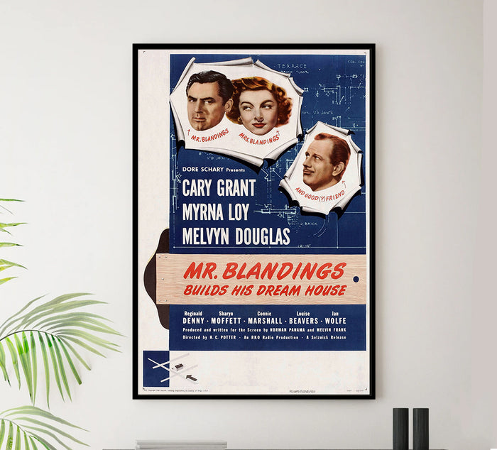 Mr. Blandings Builds His Dream House 1948 - Cary Grant - US - Classic Movie Poster