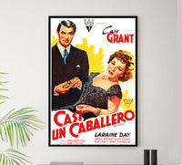 Mr. Lucky 1943 - Cary Grant - Argentina - Classic Movie Poster