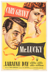 Mr. Lucky 1943 - Cary Grant - US(2) - Classic Movie Poster