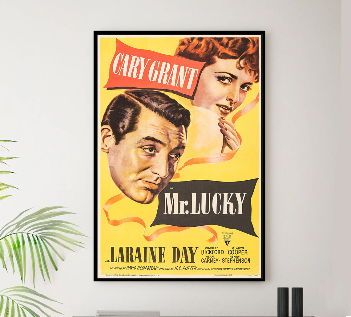 Mr. Lucky 1943 - Cary Grant - US(2) - Classic Movie Poster