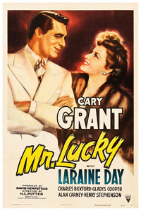Mr. Lucky 1943 - Cary Grant - US - Classic Movie Poster