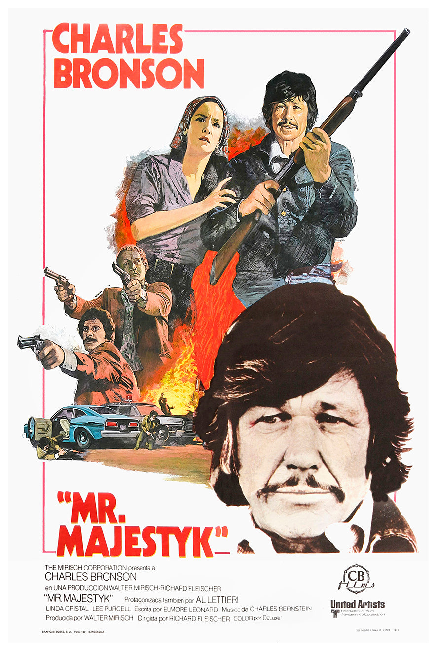 Mr. Majestyk 1974 - Charles Bronson - Spain - Classic Movie Poster