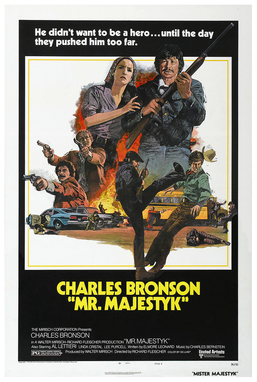 Mr. Majestyk 1974 - Charles Bronson - US - Classic Movie Poster