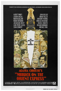 Murder on the Orient Express 1974 v1 - Sean Connery - Vintage Classic Movie Poster