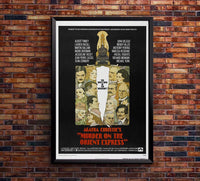 Murder on the Orient Express 1974 v1 - Sean Connery - Vintage Classic Movie Poster