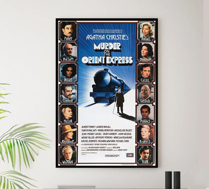 Murder on the Orient Express 1974 v2 - Sean Connery - Vintage Classic Movie Poster
